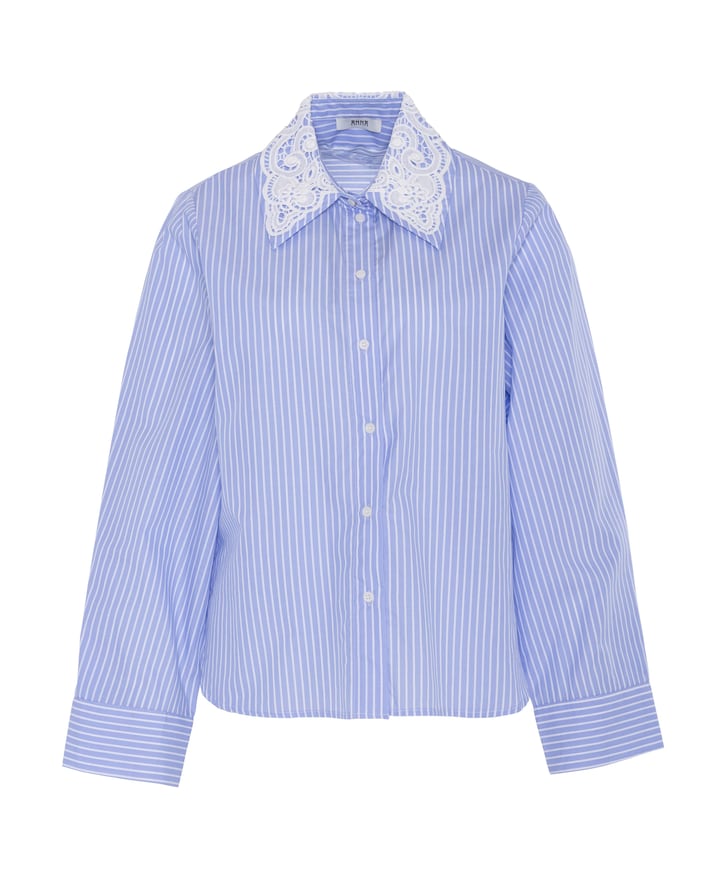 Dames blouse blauw