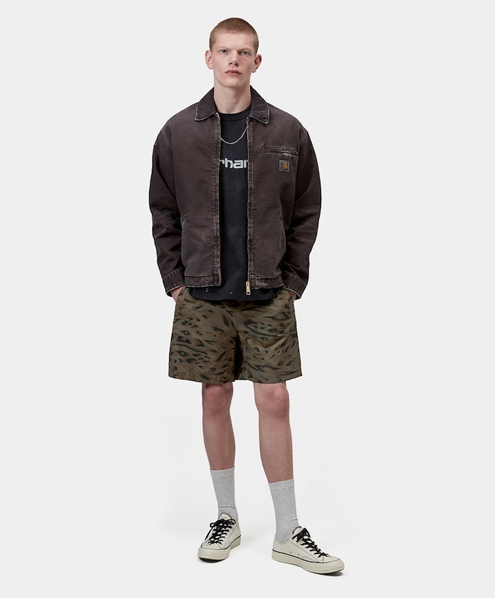 Travon Short heren korte broek groen