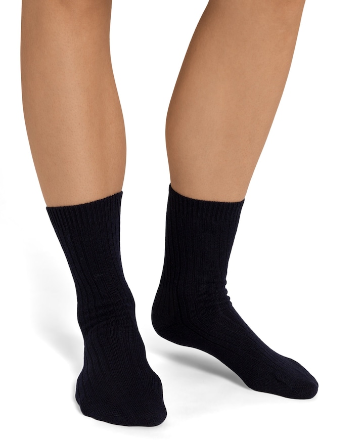 Dames sokken blauw