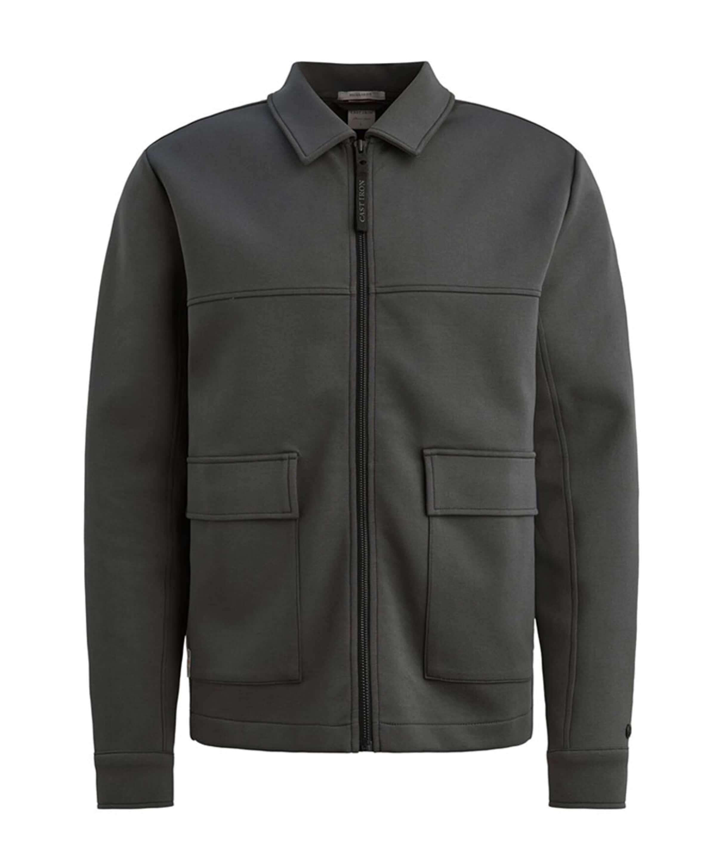 Heren vest grijs