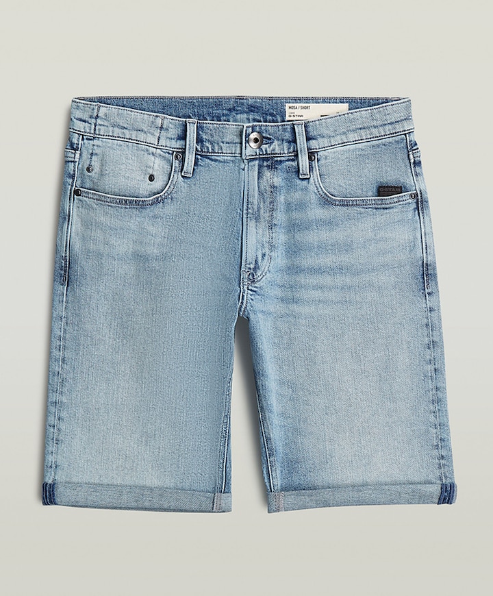 Mosa Shorts heren korte broek blauw