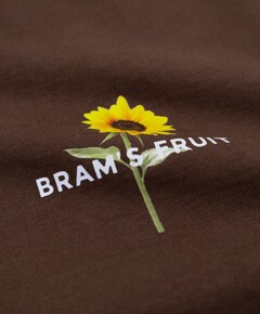 Heren longsleeve bruin