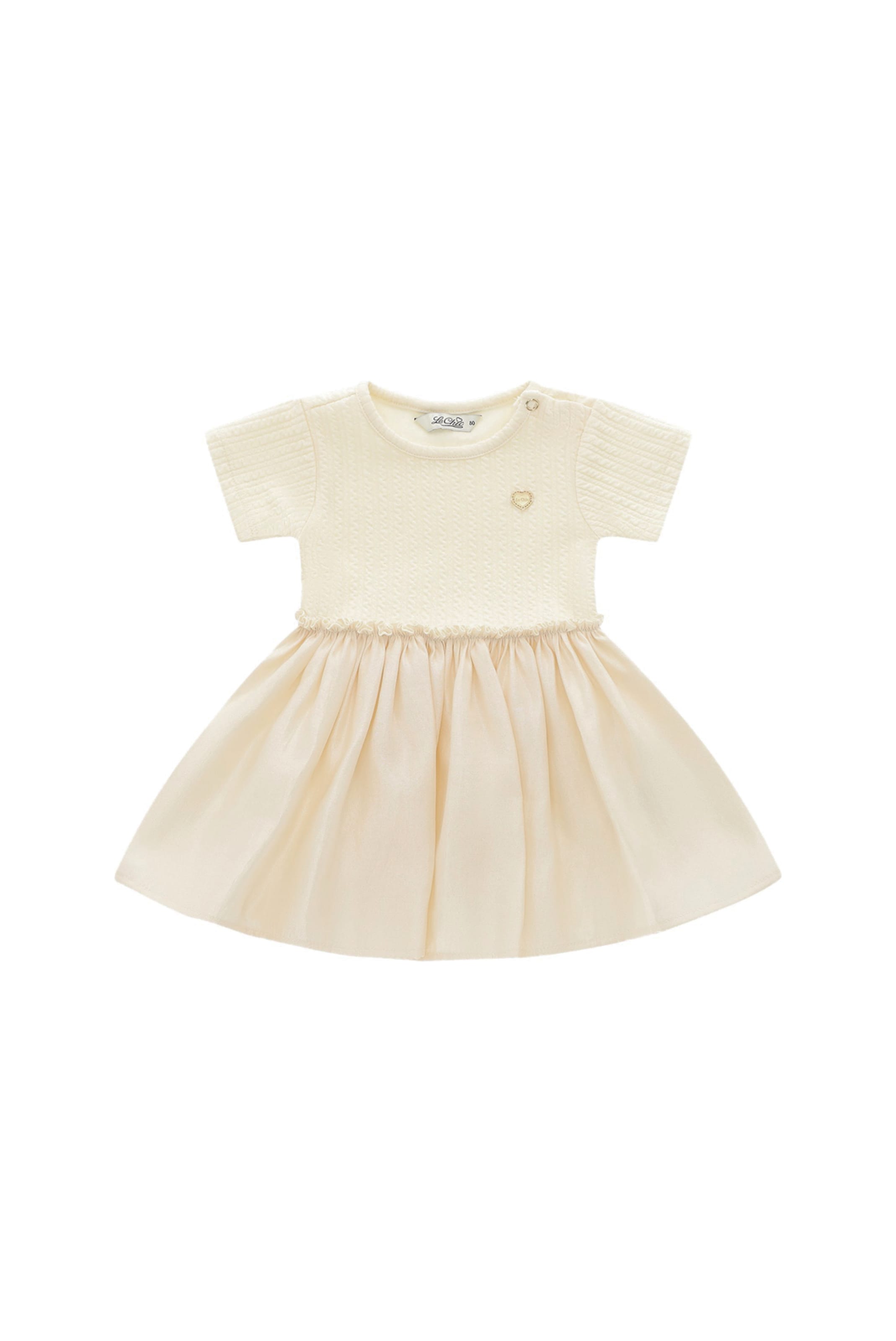 Meisjes jurk ecru