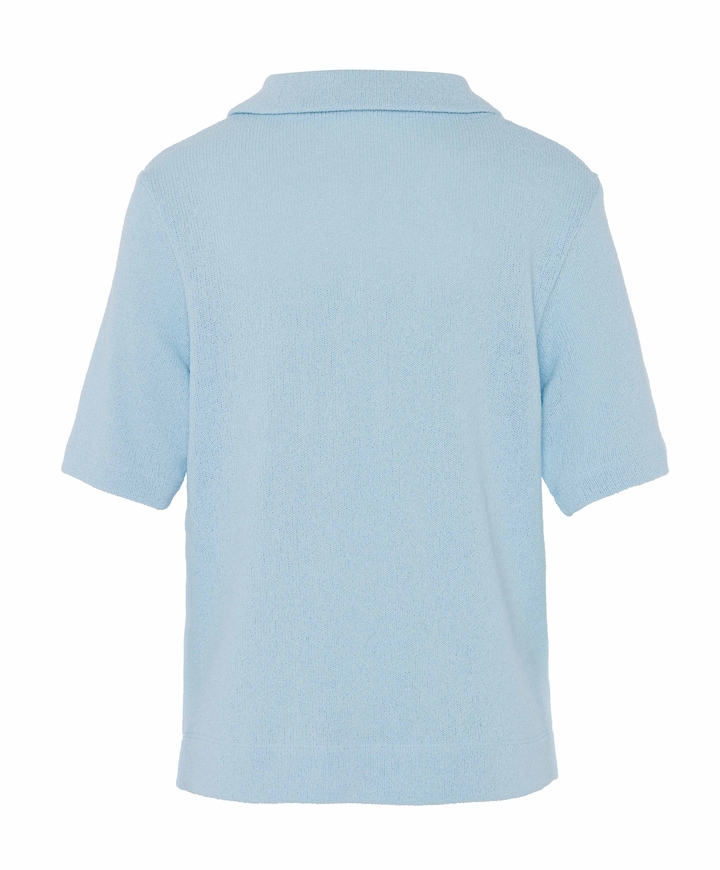 Dames polo blauw