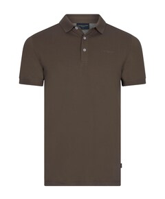Heren polo bruin