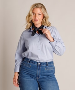 Dames blouse blauw
