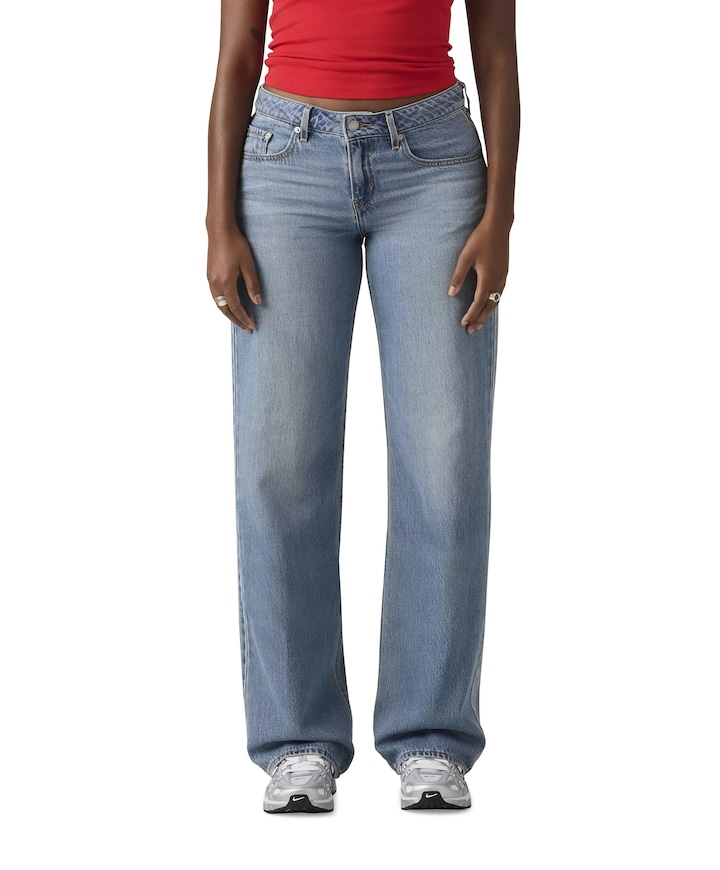 LOW LOOSE GOOD GRADES TENCEL dames jeans blauw