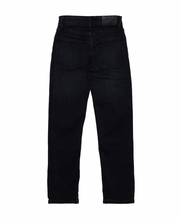 REG STRAIGHT WASHED BLACK jeans grijs