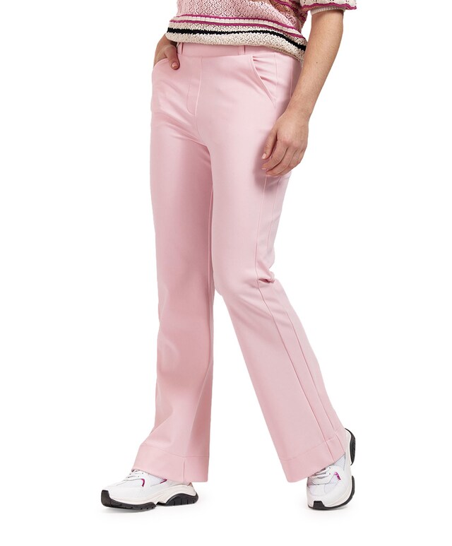 Silvan bonded trousers roze
