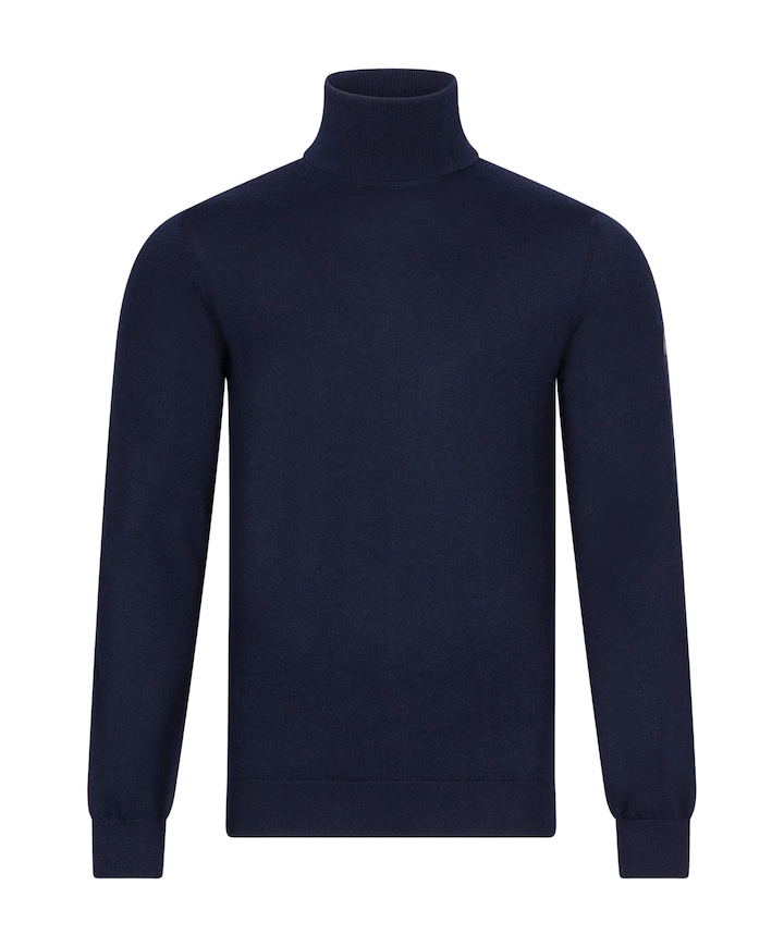 Heren coltrui blauw