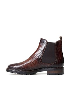 Valya dames enkellaarzen bruin