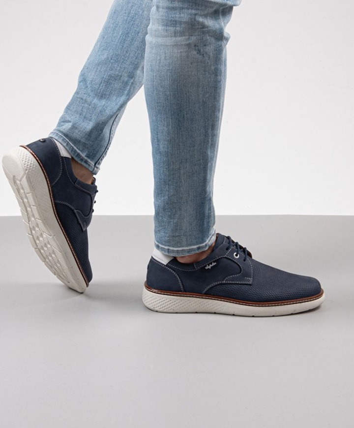 Porto heren sneakers blauw
