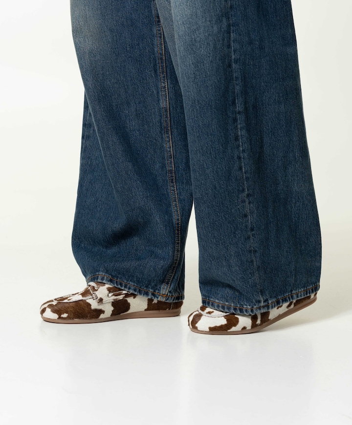 Brushed boat mocassins bruin