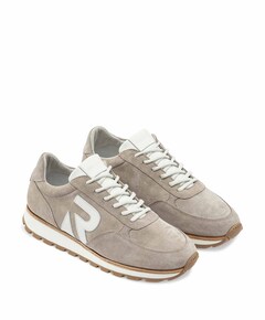 Maddox sue LTHR heren sneakers beige