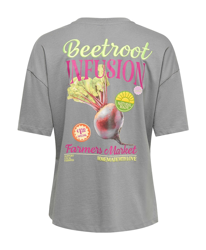Dames T-shirt grijs