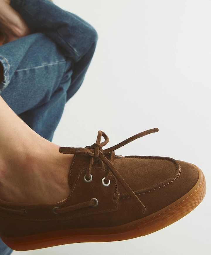 heren moccasins bruin