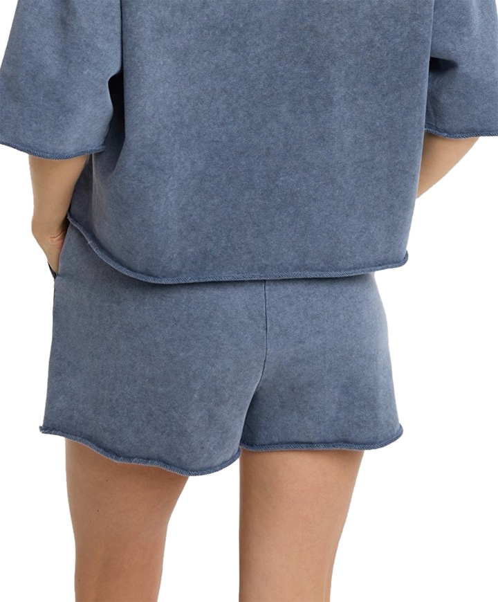 TEAM ALIX SWEAT SHORTS dames korte broek blauw