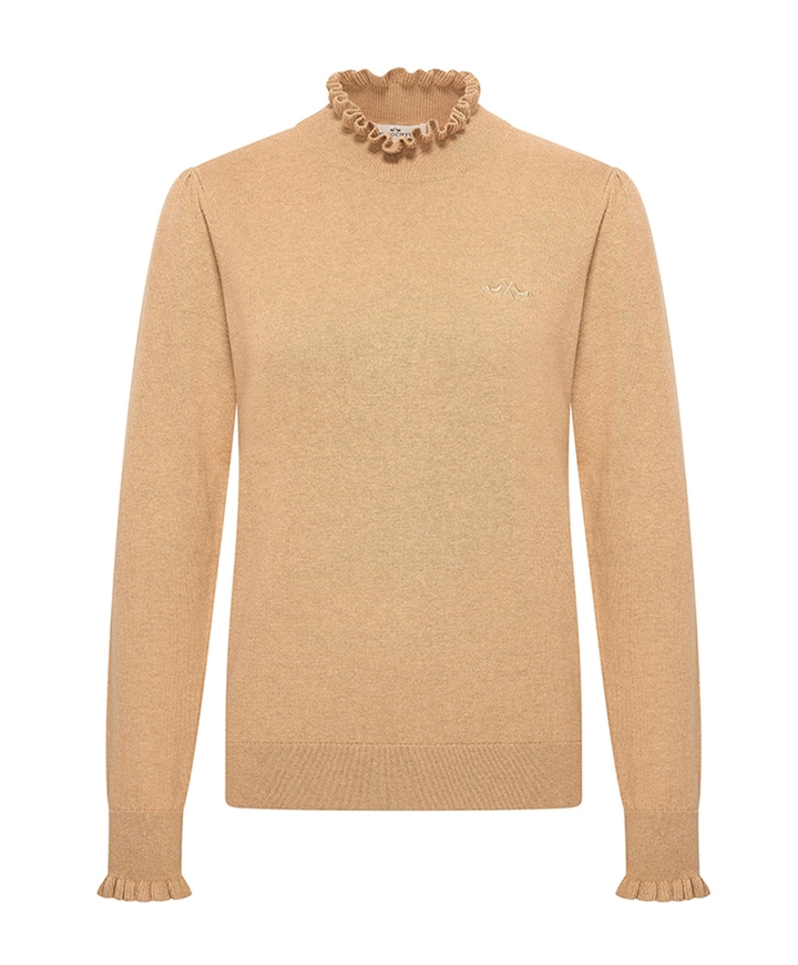Dames trui beige