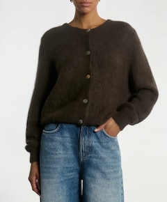 Dames vest bruin