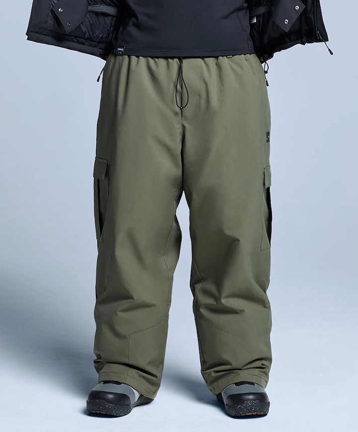 Park Pant uniseks skibroek groen