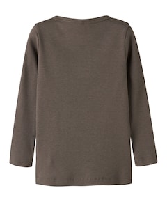 Jongens longsleeve bruin