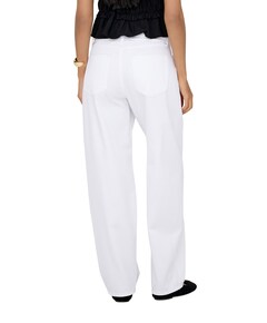 ONLGIANNA MW STRAIGHT DOT211 DNM NO dames jeans wit