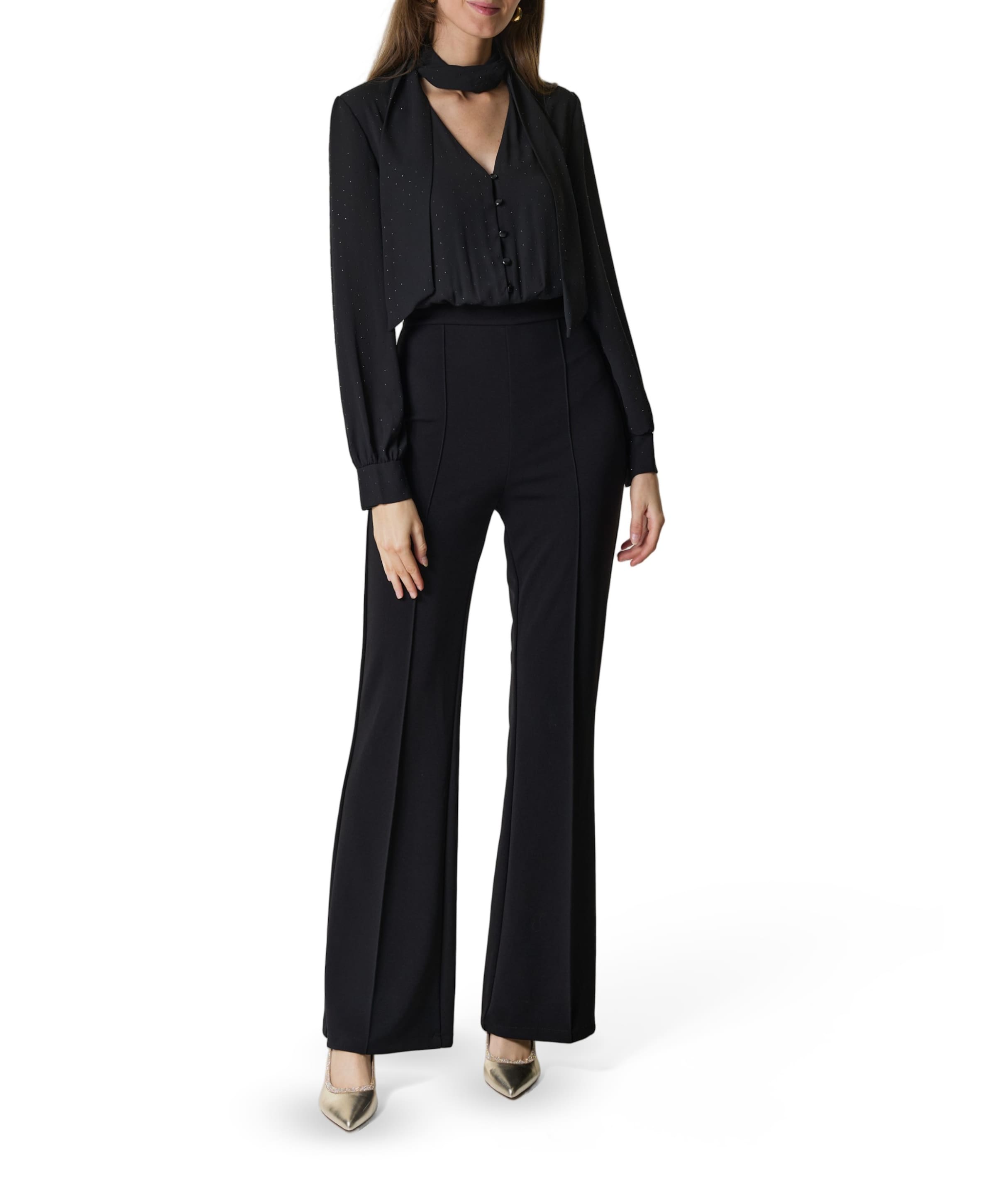 dames jumpsuit zwart