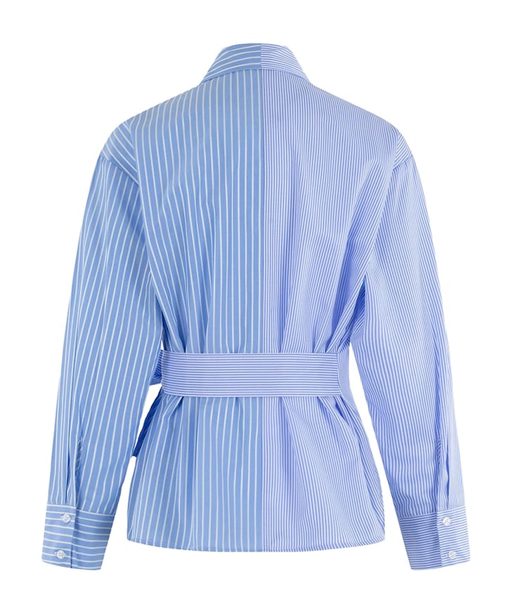 Dames blouse blauw