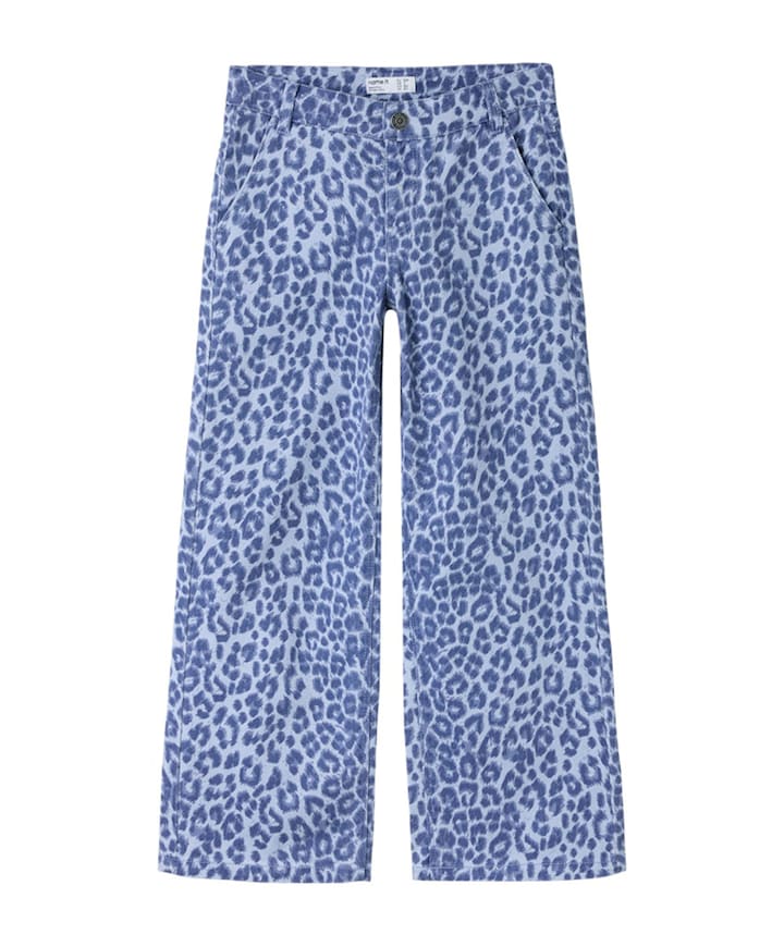 NKFROSE WIDE LEO TWILL 4002-T meisjes broek paars