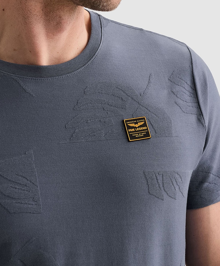 Heren T-shirt blauw