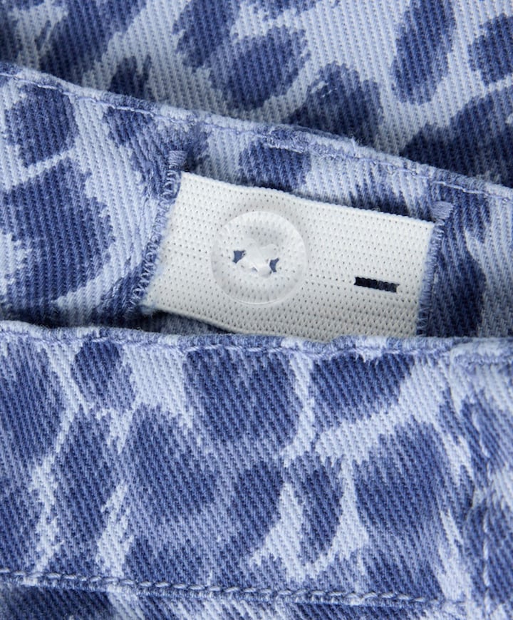 NMFBELLA MOM LEO TWILL 4002-TD meisjes jeans paars