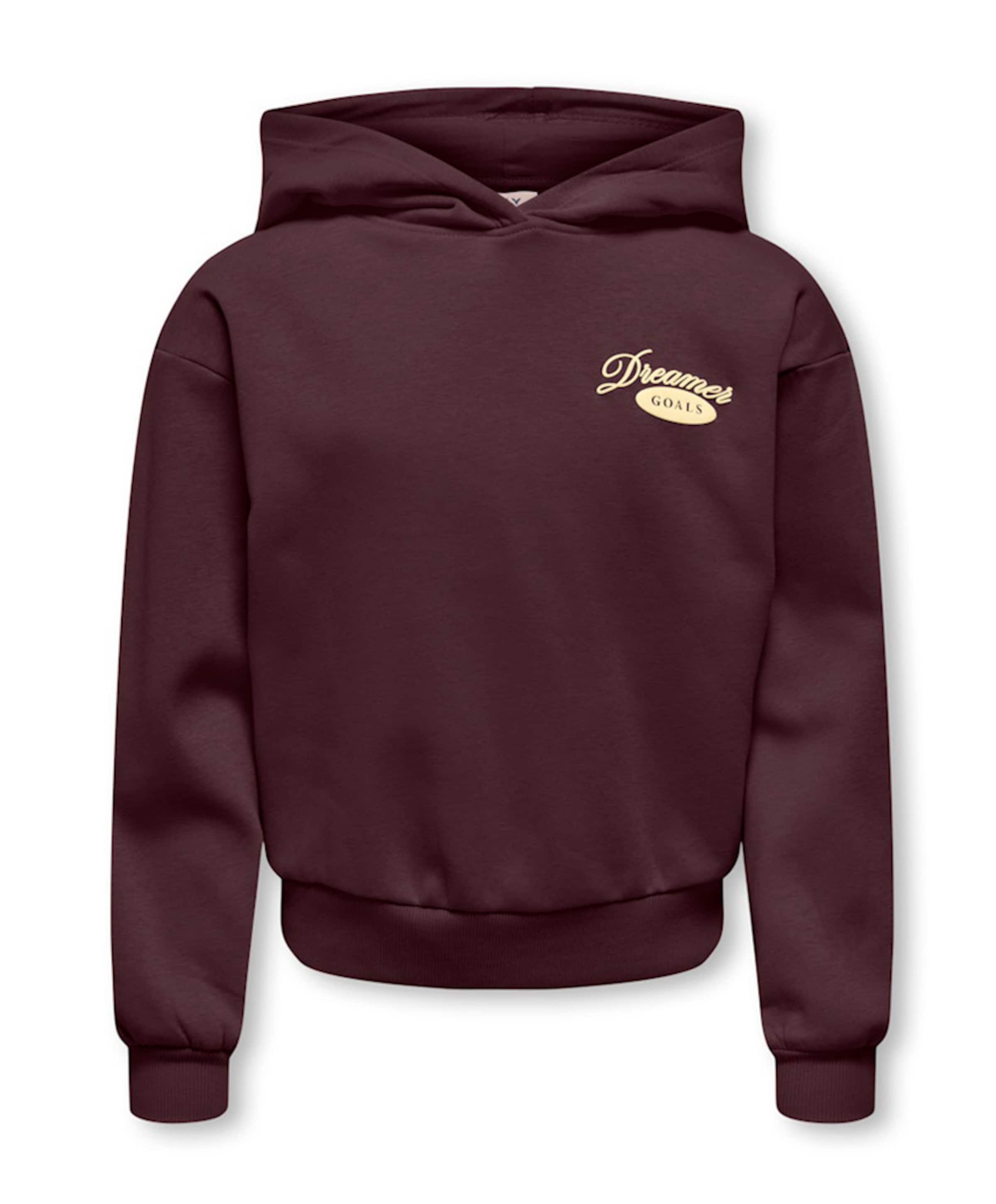Meisjes hoodie bruin