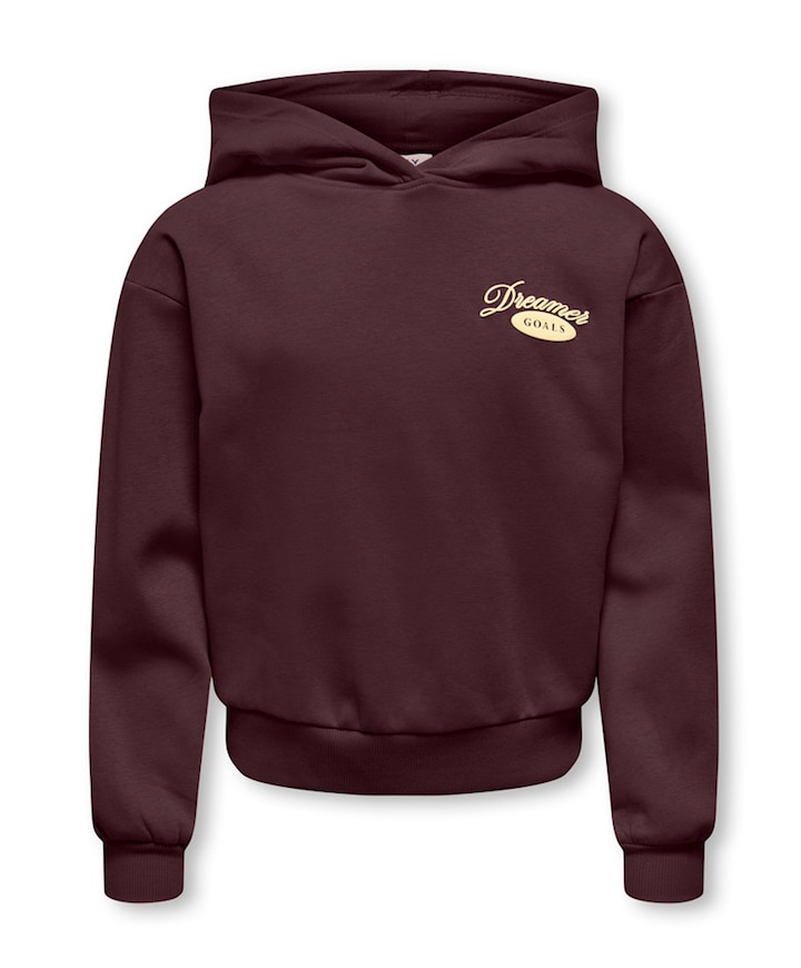 Meisjes hoodie bruin