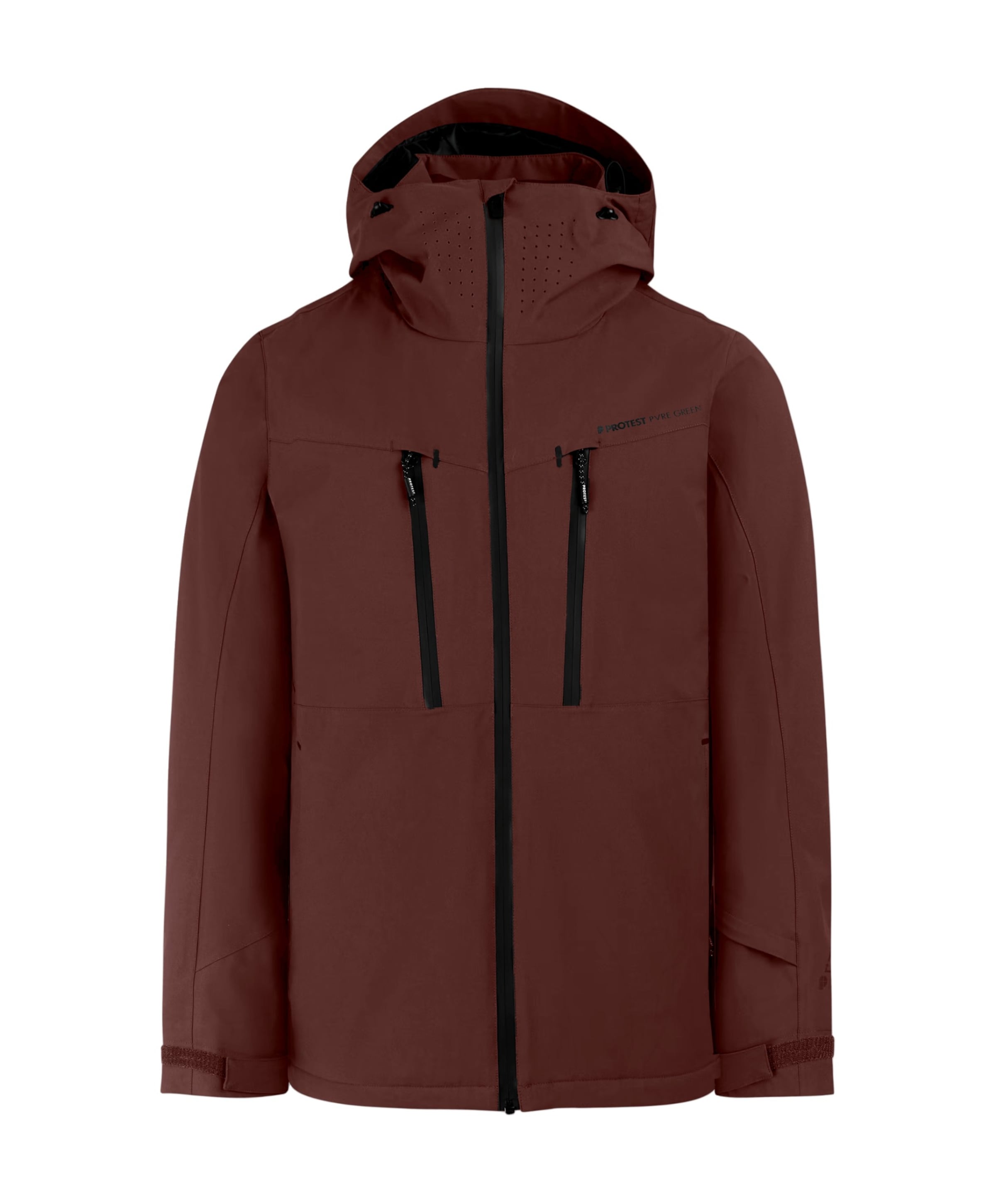 Heren ski-jas rood