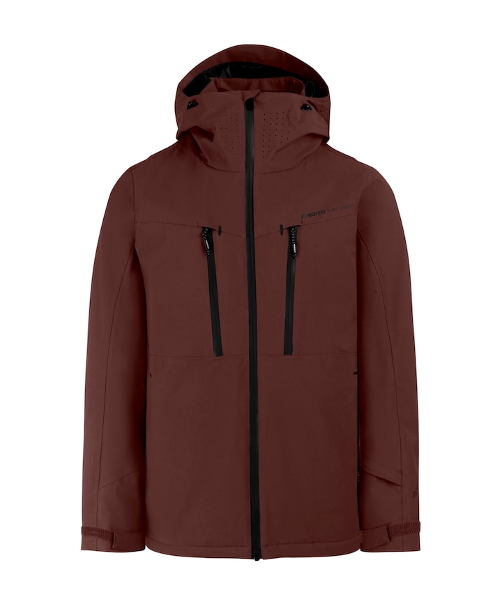 Heren ski-jas rood