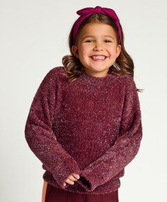 Meisjes trui bordeaux