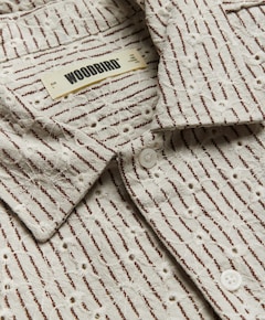 Heren overshirt ecru