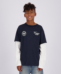 Jongens longsleeve blauw
