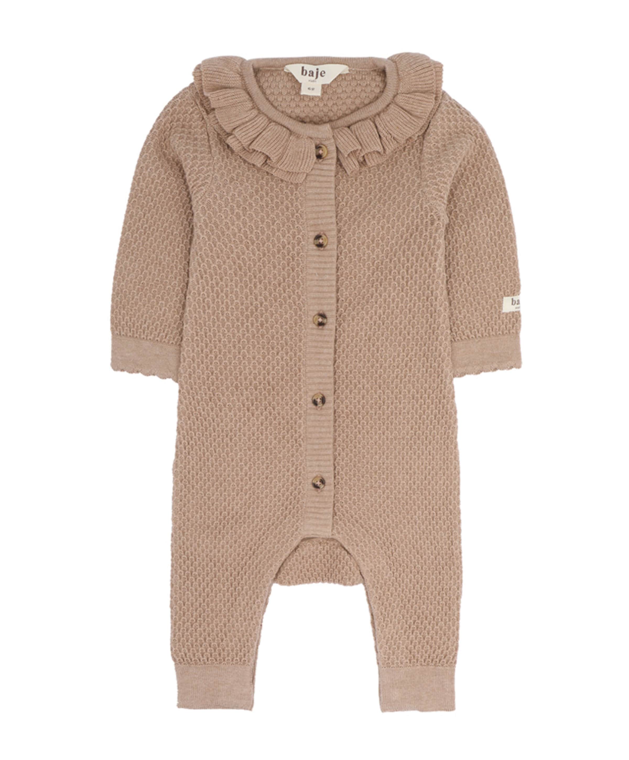 Meisjes babypakje beige