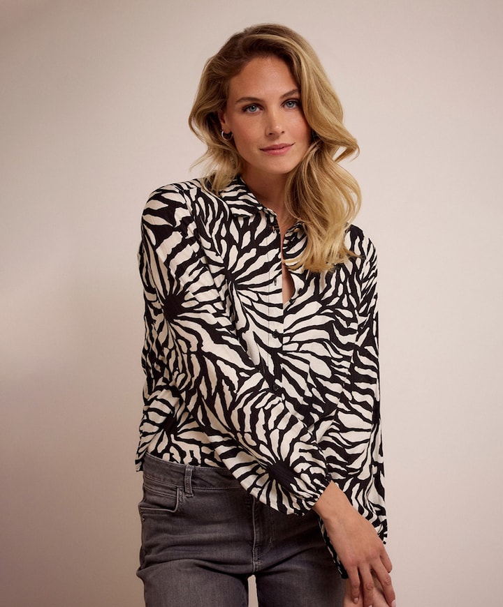 Dames blouse zwart