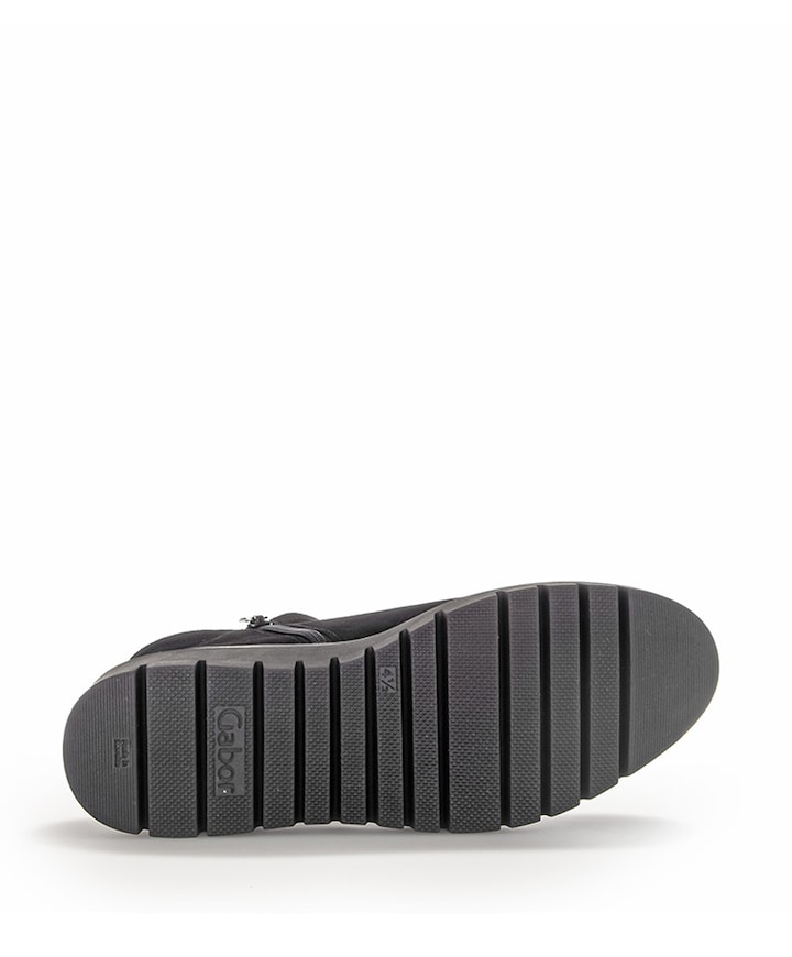 dames enkellaarzen zwart