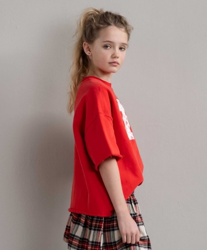 Meisjes sweater rood