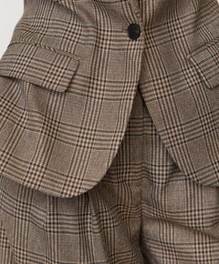 Dames blazer bruin