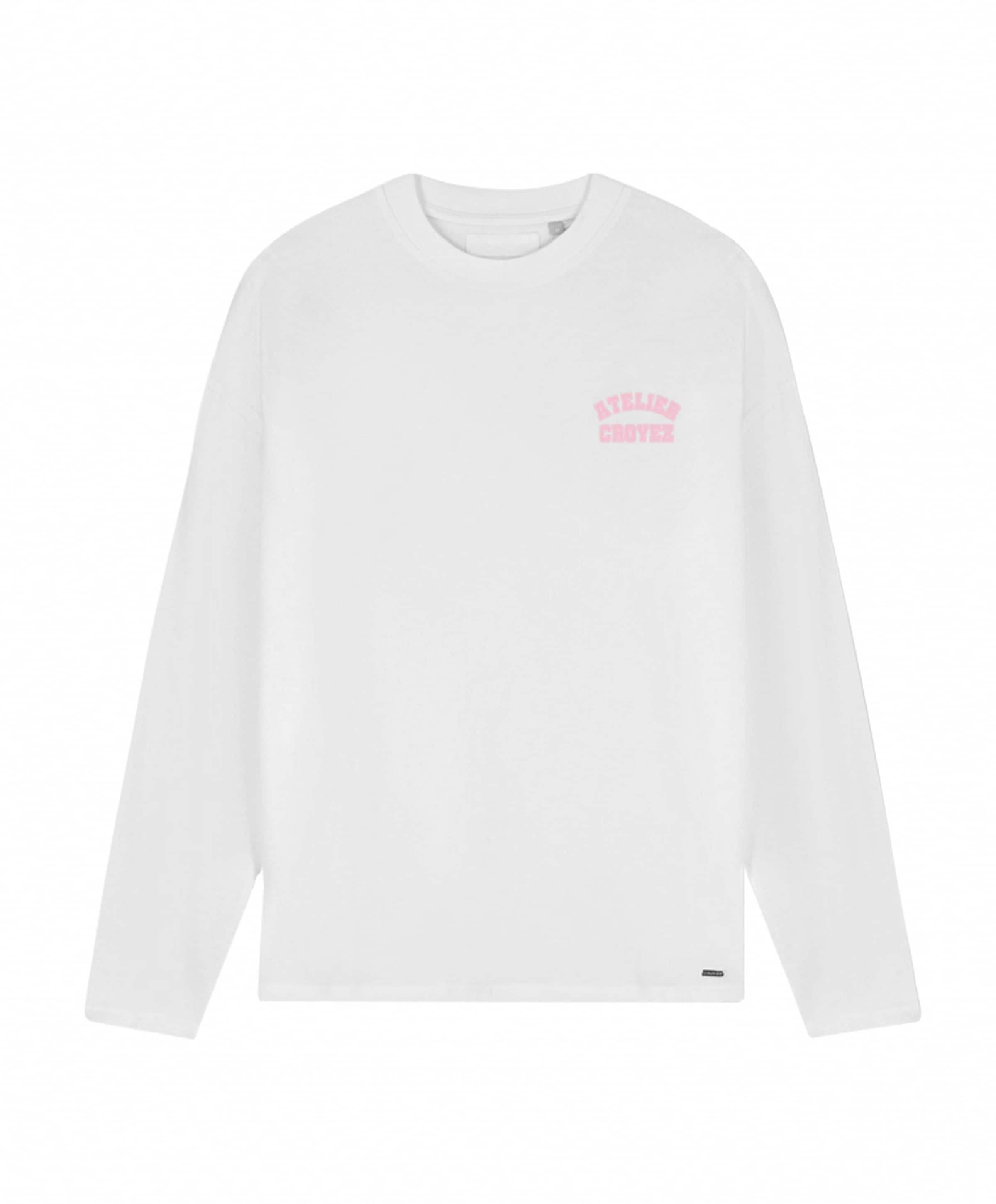 Heren longsleeve wit
