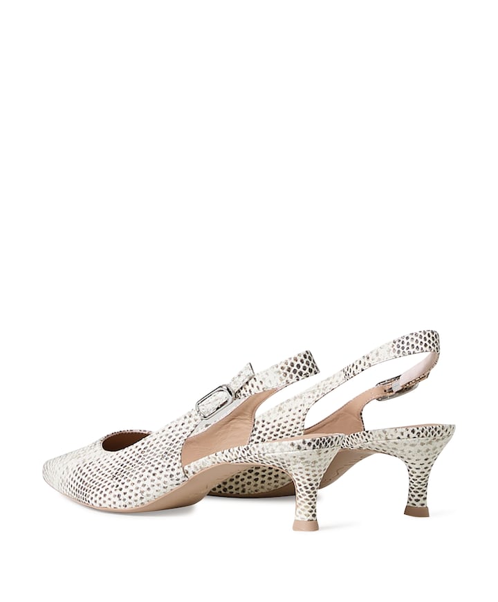 Ibon dames slingbacks ecru