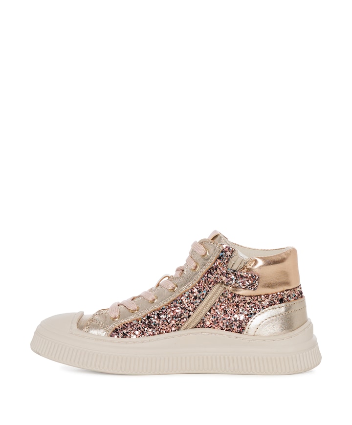 Laos meisjes veterschoenen roze