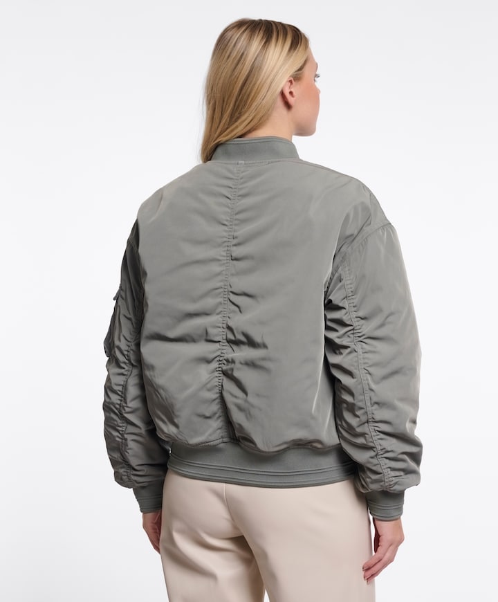 Dames jas reversible groen