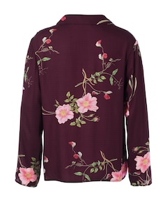 Dames pyjamatop bordeaux