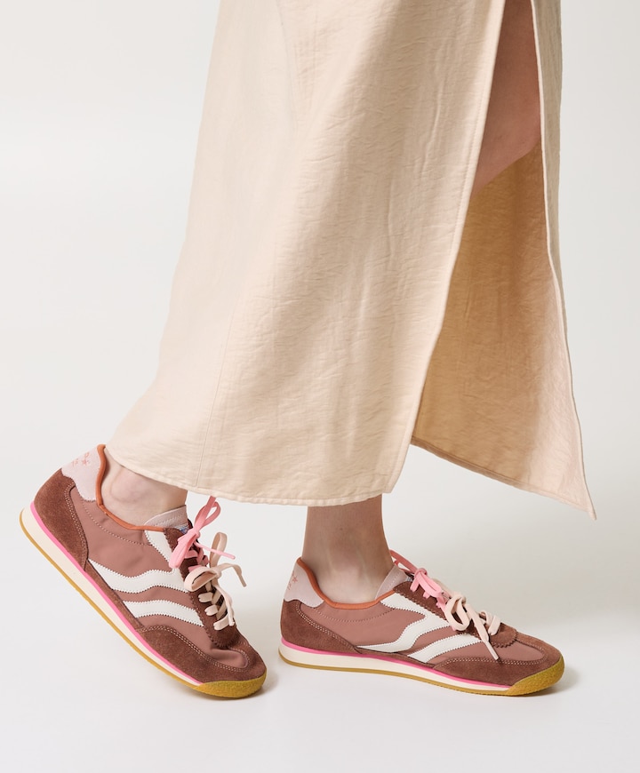 dames sneakers bruin