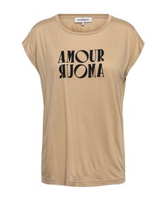 Dames t-shirt beige